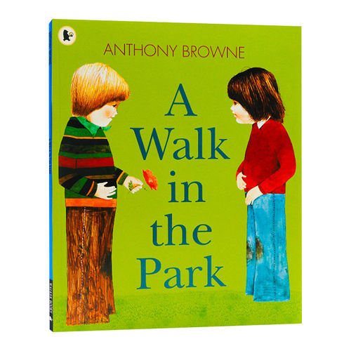 在公园里散步 A Walk in the Park 英文原版绘本 Anthony Browne 安东尼布朗名家绘本 儿童英语启蒙认知图画故事书籍 平装大开本