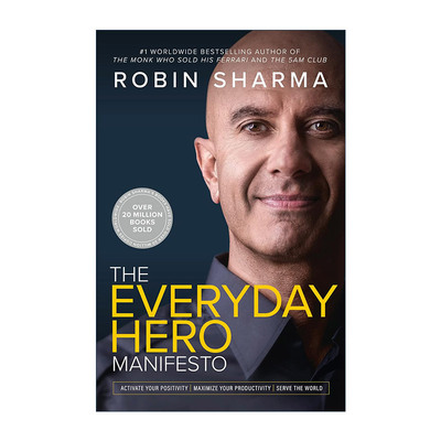 英文原版 The Everyday Hero Manifesto 日常英雄宣言 掌握成功人士高效能背后的习惯 成功学畅销作家罗宾夏玛 凌晨五点俱乐部作者