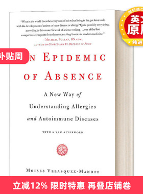 英文原版 An Epidemic of Absence 过敏大流行 微生物的消失与免疫系统的永恒之战 英文版 进口英语原版书籍