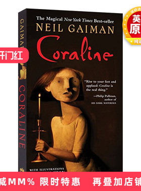 英文原版 Coraline 鬼妈妈 尼尔 盖曼 Neil Gaiman 英文版 进口英语原版书籍