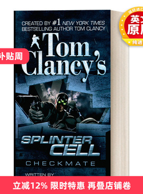 英文原版 Tom Clancy's Splinter Cell 03 Checkmate 汤姆克兰西细胞分裂3 将死 惊悚悬疑军事小说 David Michaels 进口书籍