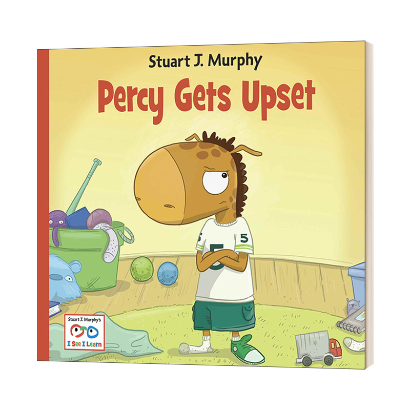 英文原版 Percy Gets Upset I See I Learn 珀西生气了 儿童认知启蒙绘本 英文版 进口英语原版书籍
