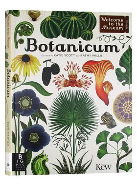 欢迎来到博物馆系列 植物博物馆 英文原版 Botanicum 英文版英语科普读物 精装大开本 进口原版书籍儿童全英语书