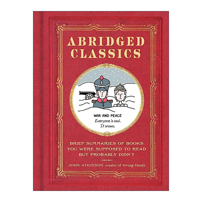 英文原版 Abridged Classics 如何假装读过一百本名著 伪文青实用指南 精装 英文版 进口英语原版书籍