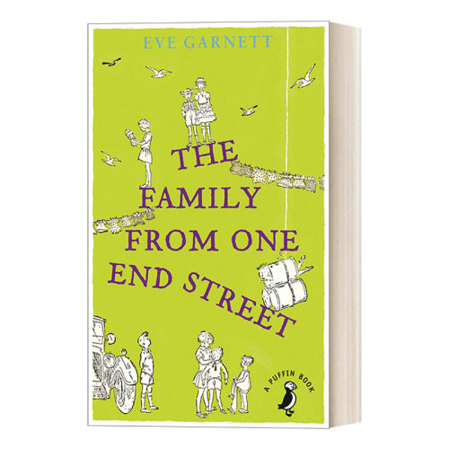 英文原版 The Family from One End Street 小街上的一大家子 和他们一人一个历险故事 加尼特经典故事 Puffin儿童经典系列 进口书