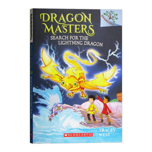 英文原版 Dragon Masters #07 Search For The Lightning Dragon 黑白 驯龙大师7 学乐大树系列 英文版儿童全英语书