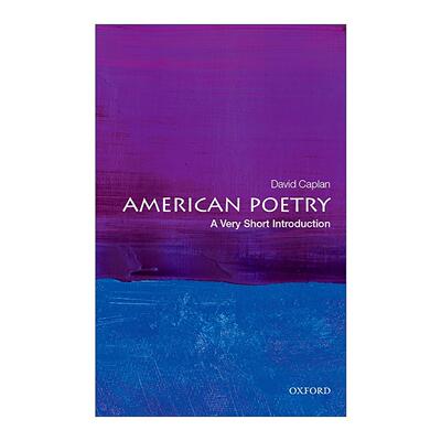 英文原版 American Poetry A Very Short Introduction 美国诗歌 牛津通识读本 英文版 进口英语原版书籍
