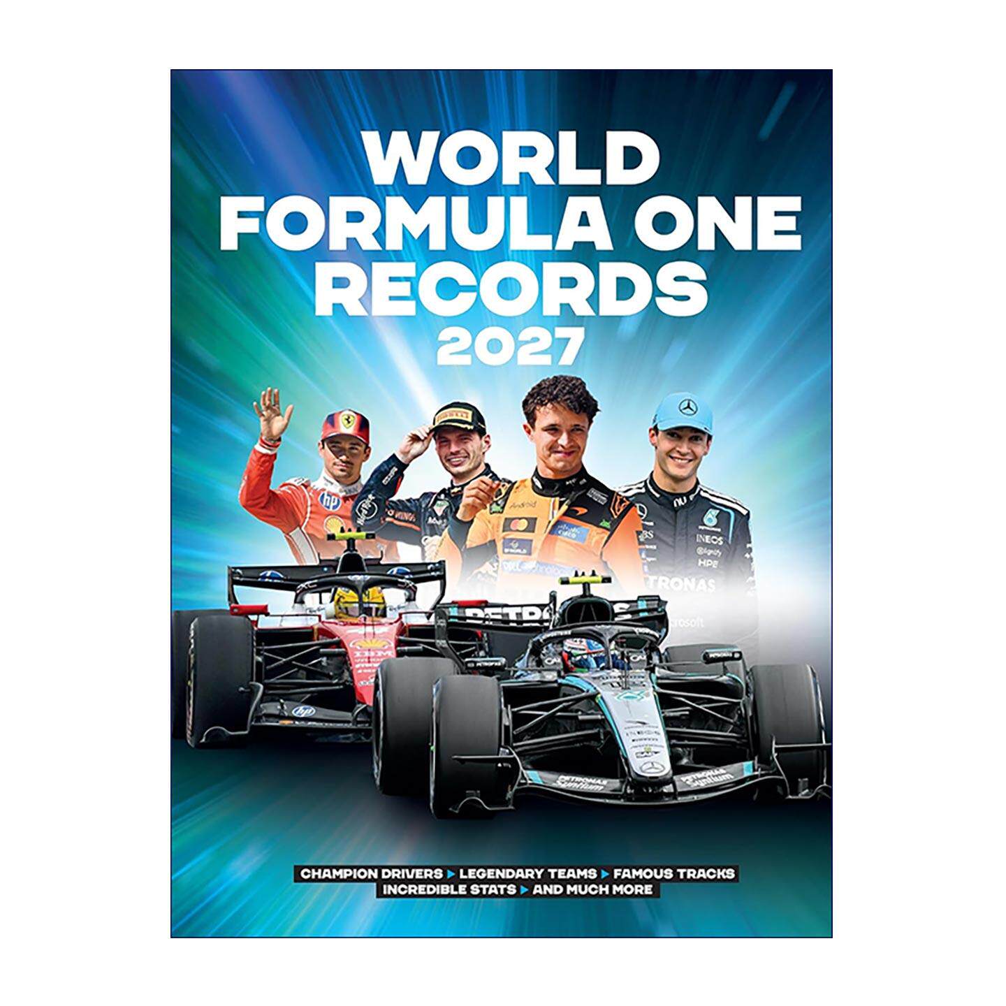 英文原版 World Formula One Records 2027 世界一级方程式塞车纪录 F1 全彩赛车图鉴精装 英文版 进口英语原版书籍