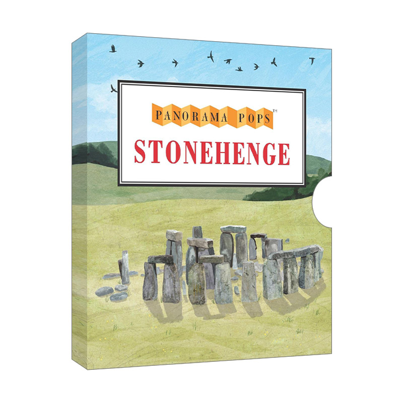 英文原版 Stonehenge Panorama Pops 纸上景点全景立体书 巨石阵 精装 英文版 进口英语原版书籍