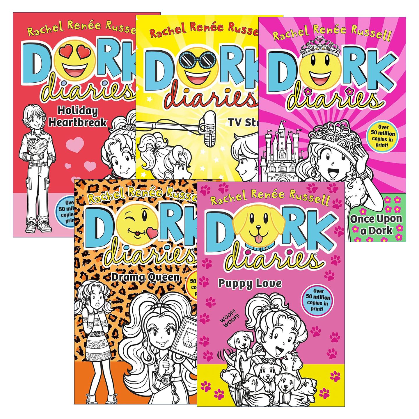 英文原版 Dork Diaries 怪诞少女6-10册 儿童小说 英文版 进口英语原版书籍