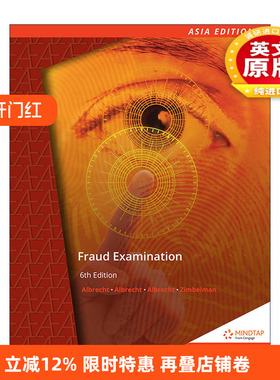 英文原版 Fraud Examination 舞弊审查 第6版 英文版 进口英语原版书籍