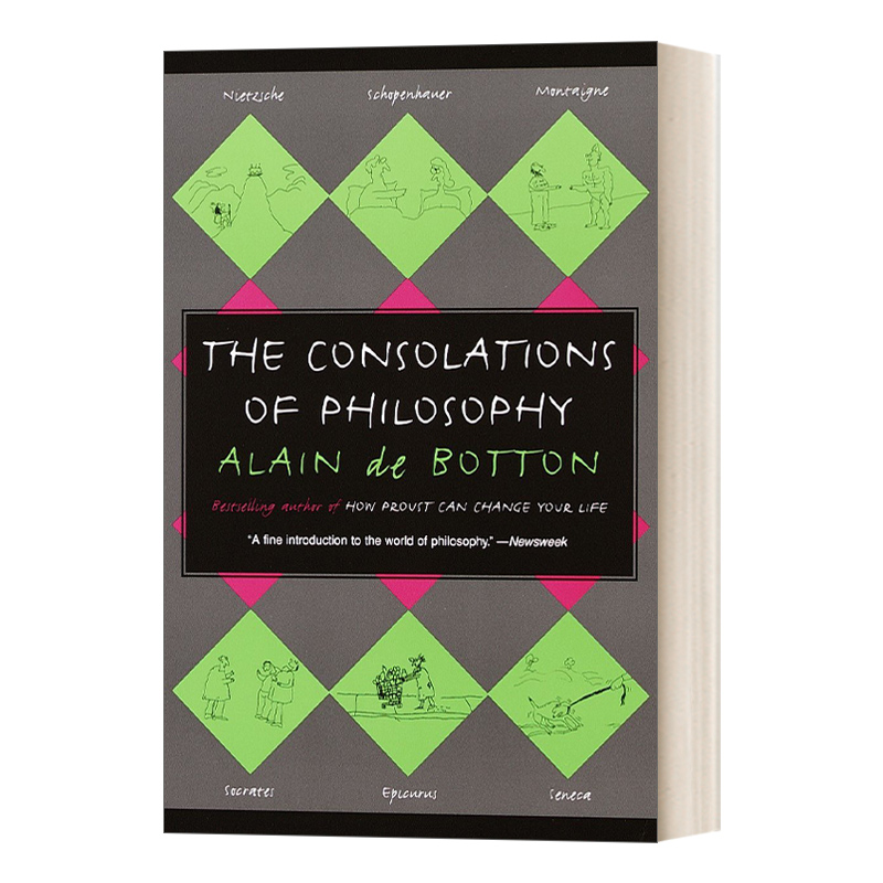 英文原版 The Consolations of Philosophy Vintage International 哲学的慰藉 Alain de Botton阿兰 德波顿 英文版 进口英语书籍