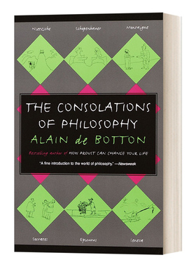 英文原版 The Consolations of Philosophy Vintage International 哲学的慰藉 Alain de Botton阿兰 德波顿 英文版 进口英语书籍