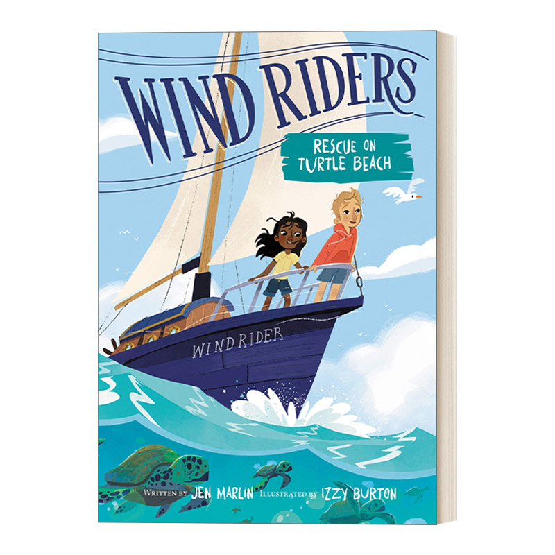 英文原版 Wind Riders #1 Rescue on Turtle Beach 风之骑士1 海龟滩救援行动 英文版 进口英语原版书籍