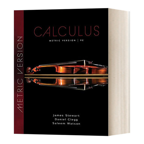 英文原版 Stewart Calculus Metric Edition 斯图尔特微积分 公制单位精装第9版 英文版 进口英语原版书籍