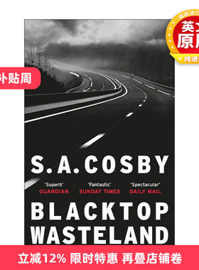 英文原版 Blacktop Wasteland 黑色荒原 侦探推理小说 S.A.寇斯比 英文版 进口英语原版书籍