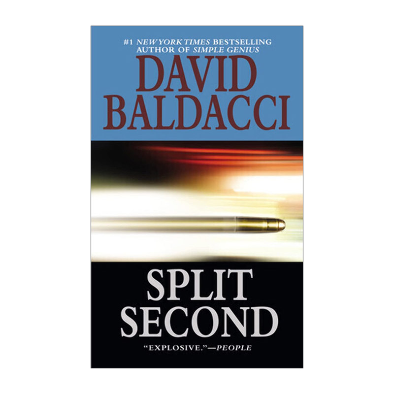 英文原版 Split Second 死亡时刻表 西恩米歇尔系列1 戴维·鲍尔达奇 英文版 进口英语原版书籍