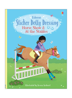 英文原版 Sticker Dolly Dressing Horse Show & At the Stables 多莉贴纸 马秀 英文版 进口英语原版书籍