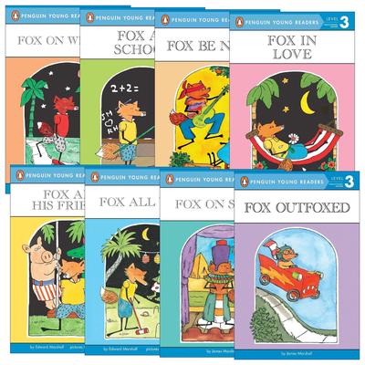 英文原版 Penguin Young Readers  Level 3 狐狸系列8册 企鹅青少分级阅读3级 英文版 进口英语原版书籍