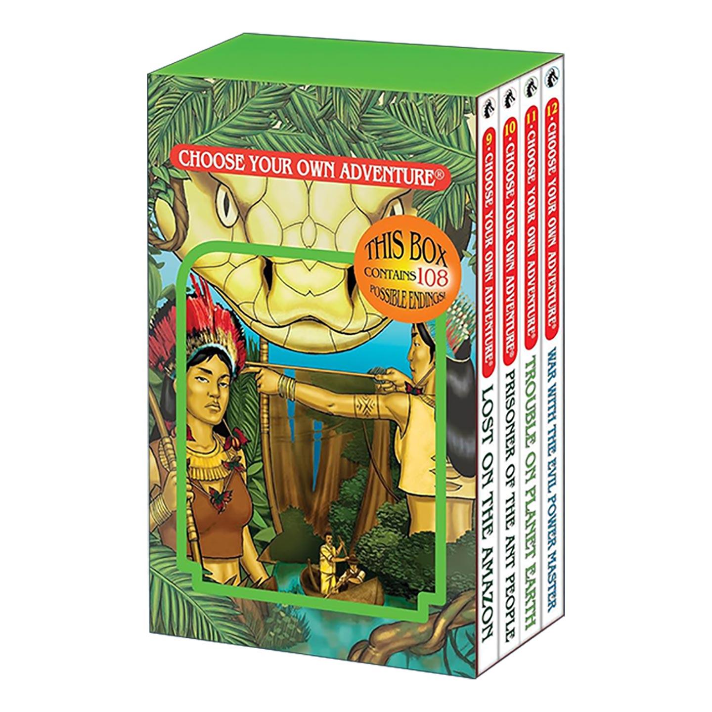 英文原版 Choose Your Own Adventure 4-Book Boxed Set #3 惊险岔路口系列 9-12册盒装套装 英文版 进口英语原版书籍