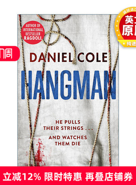 英文原版 Hangman 傀儡师 侦探推理悬疑小说 A Ragdoll系列2 丹尼尔?科尔 Daniel Cole 英文版 进口英语原版书籍
