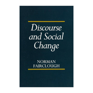 英文原版 Discourse and Social Change 话语与社会变迁 英文版 进口英语原版书籍