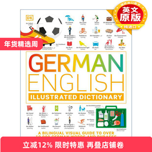 英文原版 German English Illustrated Dictionary 德英双语图解词典 英文版 进口英语原版书籍