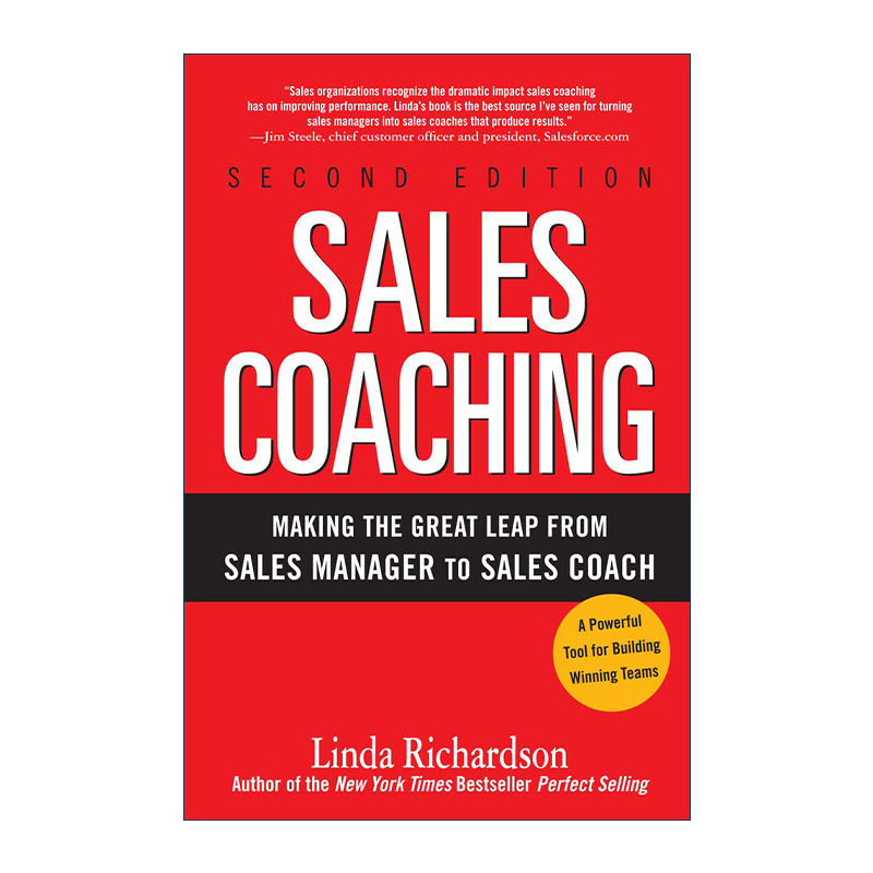 英文原版 Sales Coaching 完美销售教练 销售经理绝对提升指南 英文版 进口英语原版书籍