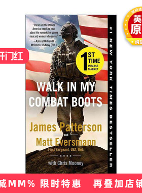 英文原版 Walk in My Combat Boots 穿着我的战斗靴 美国勇敢战士的真实故事 英文版 进口英语原版书籍