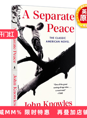 独自和解 英文原版青春小说 A Separate Peace 一个人的和平 全英文版进口英语书籍 另一种和平 电影原著 可搭麦田里的守望者正版