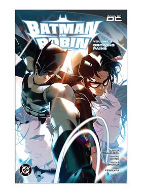 英文原版 Batman and Robin Vol. 2 Growing Pains 蝙蝠侠与罗宾 卷二 成长的烦恼 DC漫画 英文版 进口英语原版书籍