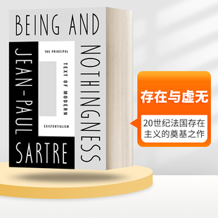 英文原版 Being and Nothingness 存在于虚无 诺贝尔文学奖萨特作品 英文版 进口英语原版书籍