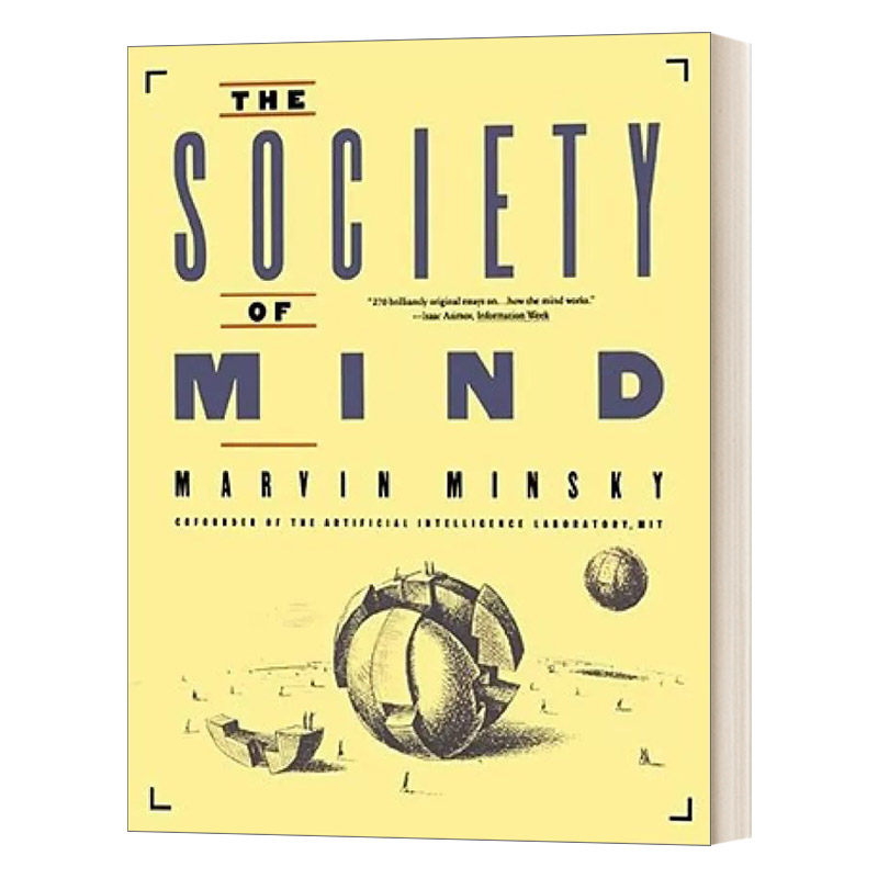 英文原版 Society of Mind 心智社会 从细胞到人工智能 人类思维的优雅解读 马文明斯基 英文版 进口英语原版书籍