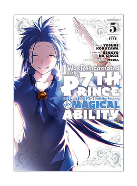 英文原版 I Was Reincarnated as the 7th Prince so I Can Take My Time Perfecting My Magical Ability 5 漫画进口英语书籍