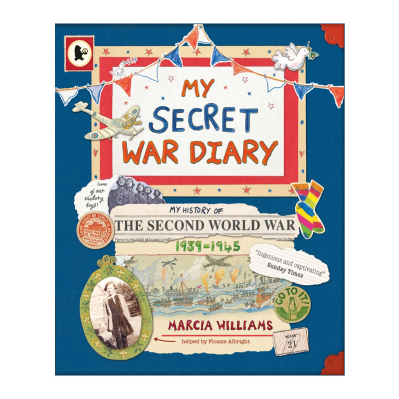 英文原版 My Secret War Diary by Flossie Albright 我的秘密战争日记 英文版 进口英语原版书籍
