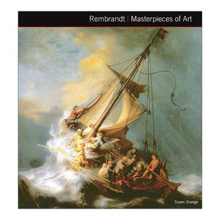 Masterpieces 伦勃朗 Rembrandt Rijn 英文版 书籍 英文原版 艺术画册 van 荷兰巴洛克画家 艺术杰作 Art 进口英语原版 精装