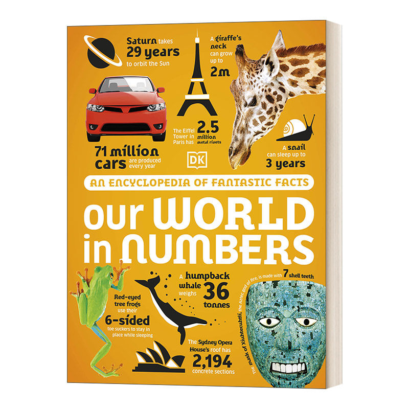 英文原版 Our World in Numbers 数字世界百科 精装 英文版 进口英语原版书籍儿童全英语书