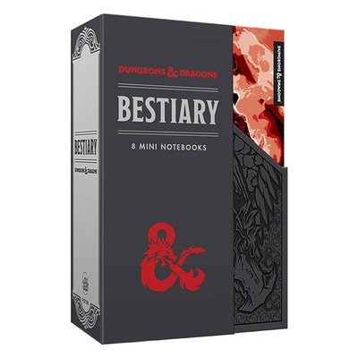 英文原版 Dungeons and Dragons Bestiary Notebook Set 8 Mini Notebooks 龙与地下城 迷你笔记本 英文版 进口英语原版书籍