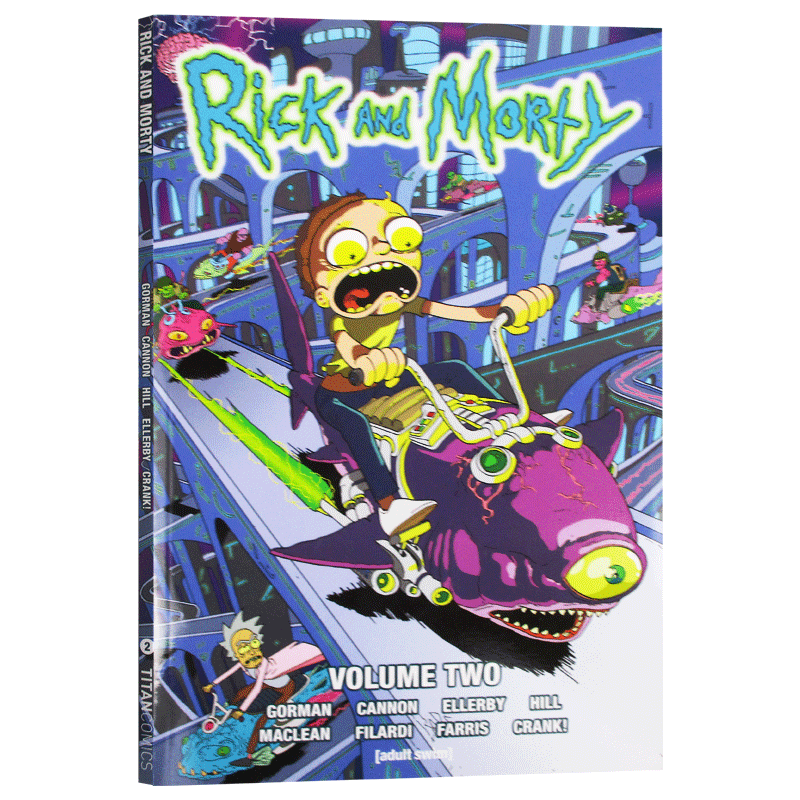 瑞克与莫蒂漫画2 英文原版 Rick and Morty Volume Two 同名卡通动画 美国科幻情景喜剧 英文版进口原版英语书籍
