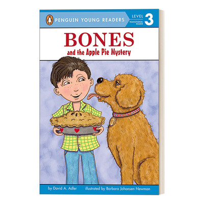 英文原版 Bones and the Apple Pie Mystery - Penguin Young Readers Level 3 博恩斯与苹果派之谜 企鹅青少分级阅读3级 进口书