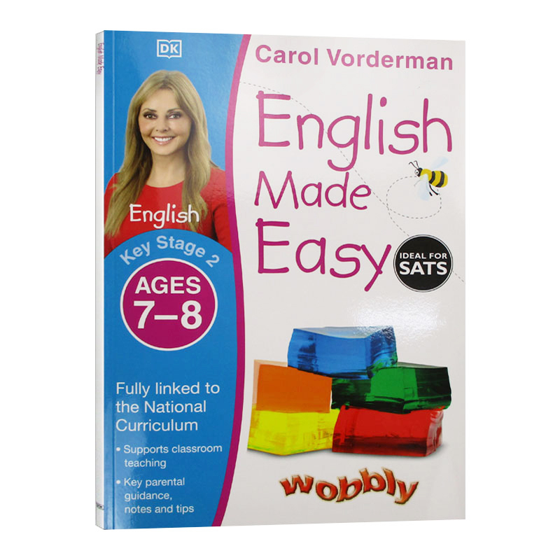 英文原版 English Made Easy Ages 7-8 Key Stage 2 DK英语一点通练习本 7-8岁 英文版 进口英语原版书籍儿童全英语书