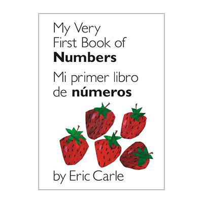 原版 My Very First Book of Numbers 我的一本数字认知书 西英双语版 艾瑞卡尔 儿童数学启蒙绘本 纸板书 进口原版书籍