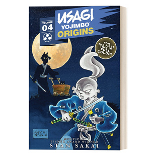 英文原版 Usagi Yojimbo Origins Vol. 4 兔子起源系列4 孤独的山羊孩子 兔子浪人 彩色漫画 兔子武士 Stan Sakai 英文版 进口书