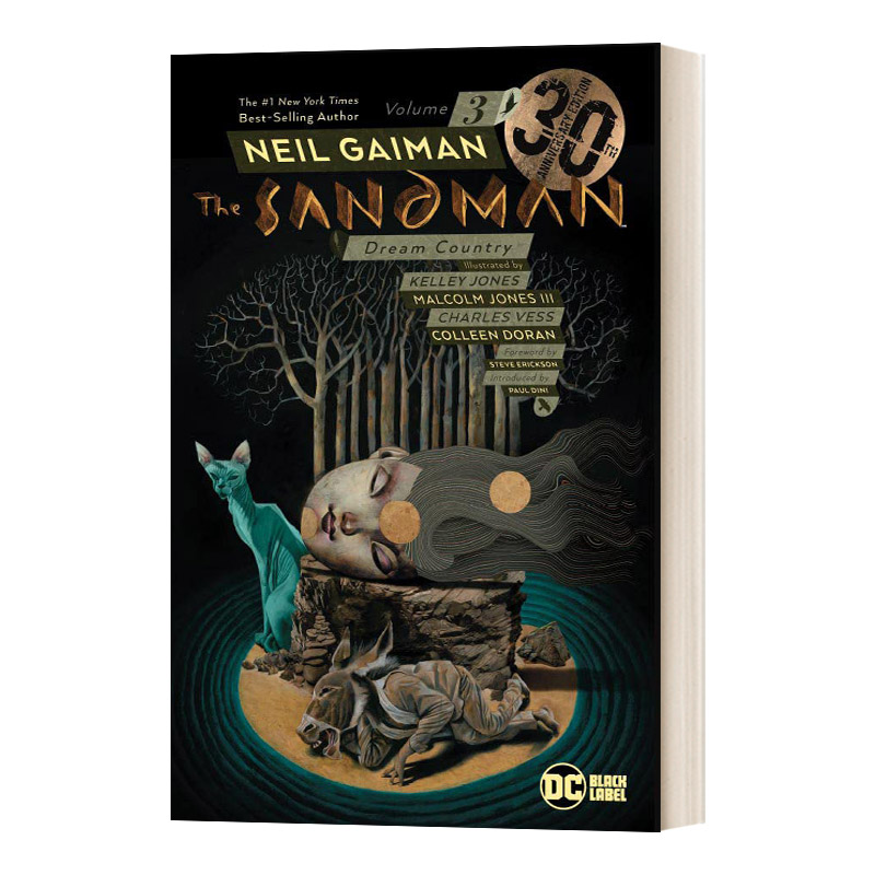 英文原版 The Sandman Vol 3 Dream Country 30th Anniversary 睡魔30周年版 漫画合集 3 英文版 进口英语原版书籍