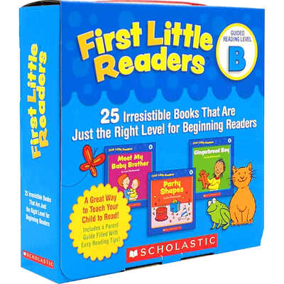 小读者系列B级25册 英文原版 First Little Readers 学乐指导性阅读家长套装英文版 Guided Reading Level B 进口英语书