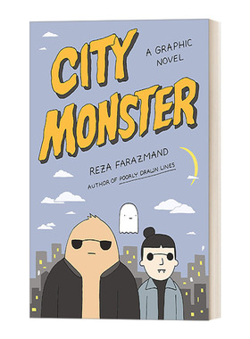 英文原版 City Monster 城市怪物 幽默科幻漫画 Reza Farazmand 英文版 进口英语原版书籍