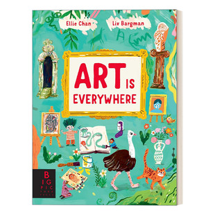 英文原版 Art Is Everywhere 艺术无处不在 精装绘本 艺术知识科普 英文版 进口英语原版书籍