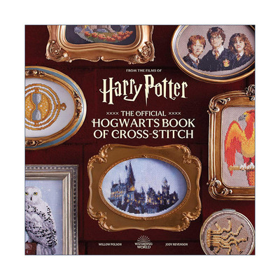 英文原版 Harry Potter the Official Hogwarts Book of Cross-Stitch 哈利波特 霍格沃茨官方十字绣书 英文版 进口英语原版书籍