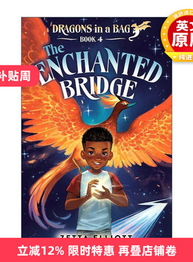 英文原版 The Enchanted Bridge Dragons in a Bag 04 魔法桥 袋子里的龙系列4 儿童奇幻小说 Zetta Elliott 进口英语原版书籍