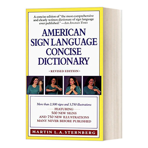 英文原版 American Sign Language Concise Dictionary 美国手语简明词典 英文版 进口英语原版书籍